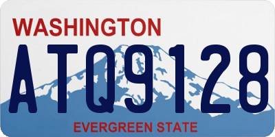 WA license plate ATQ9128