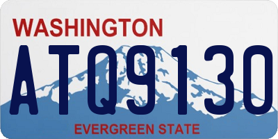 WA license plate ATQ9130