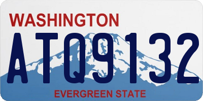 WA license plate ATQ9132