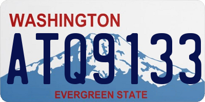 WA license plate ATQ9133