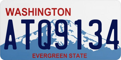 WA license plate ATQ9134