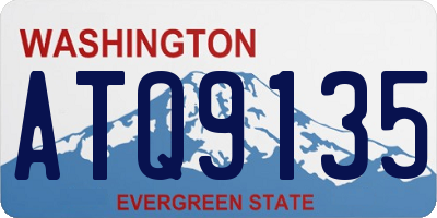 WA license plate ATQ9135