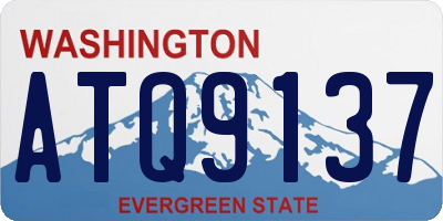WA license plate ATQ9137