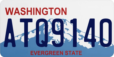 WA license plate ATQ9140