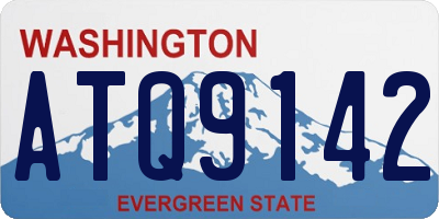 WA license plate ATQ9142
