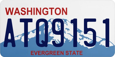 WA license plate ATQ9151