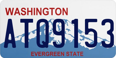 WA license plate ATQ9153