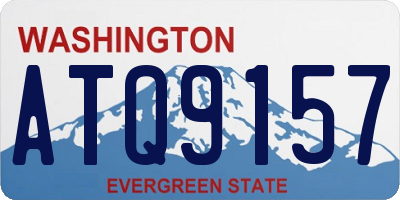 WA license plate ATQ9157