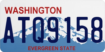 WA license plate ATQ9158