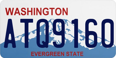 WA license plate ATQ9160