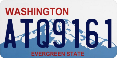 WA license plate ATQ9161