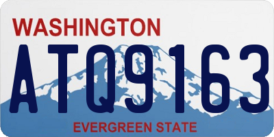 WA license plate ATQ9163