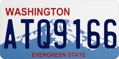 WA license plate ATQ9166
