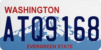 WA license plate ATQ9168