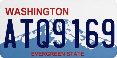 WA license plate ATQ9169