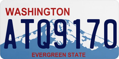 WA license plate ATQ9170