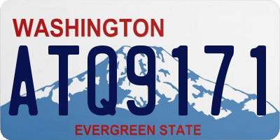 WA license plate ATQ9171