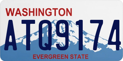 WA license plate ATQ9174