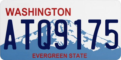 WA license plate ATQ9175