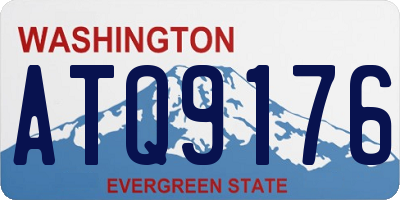 WA license plate ATQ9176