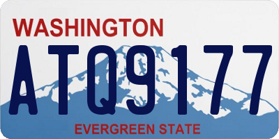 WA license plate ATQ9177
