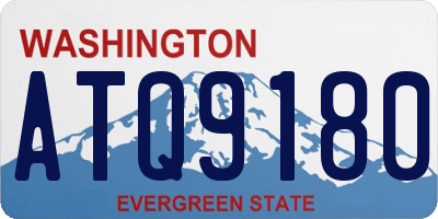 WA license plate ATQ9180