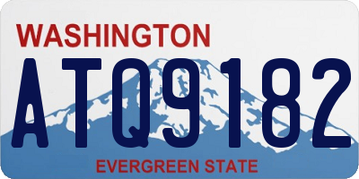 WA license plate ATQ9182