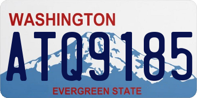 WA license plate ATQ9185
