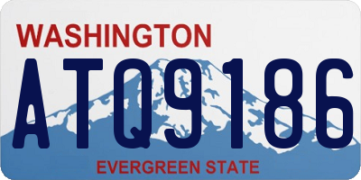 WA license plate ATQ9186