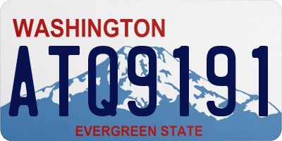 WA license plate ATQ9191