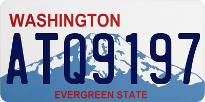 WA license plate ATQ9197