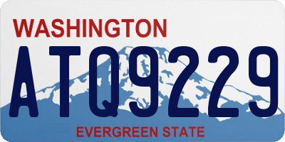 WA license plate ATQ9229