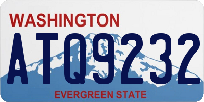 WA license plate ATQ9232