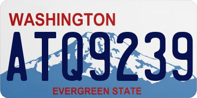 WA license plate ATQ9239