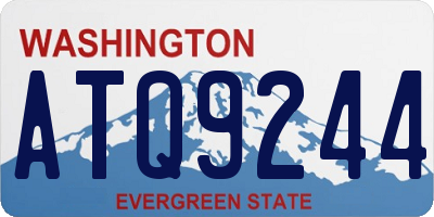 WA license plate ATQ9244