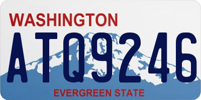 WA license plate ATQ9246
