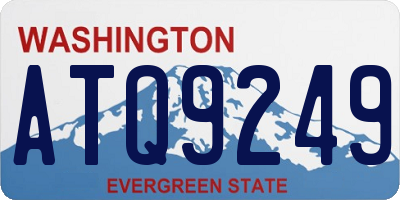 WA license plate ATQ9249