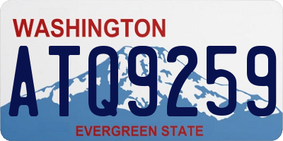 WA license plate ATQ9259