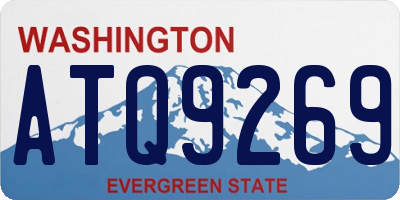 WA license plate ATQ9269