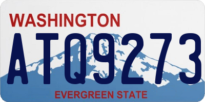 WA license plate ATQ9273