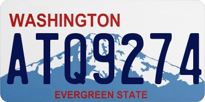 WA license plate ATQ9274