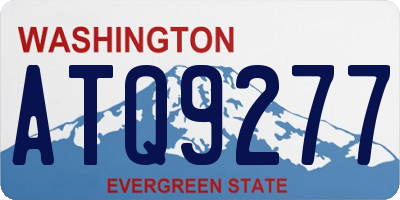 WA license plate ATQ9277