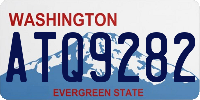 WA license plate ATQ9282