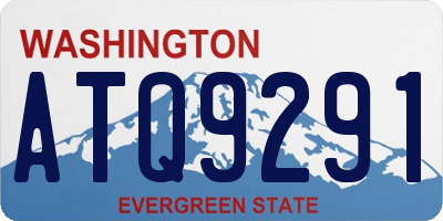 WA license plate ATQ9291