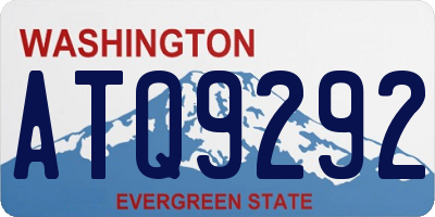 WA license plate ATQ9292