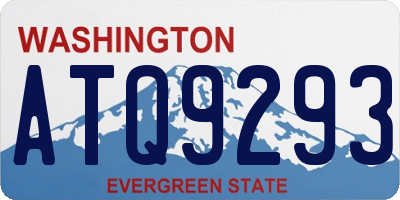 WA license plate ATQ9293
