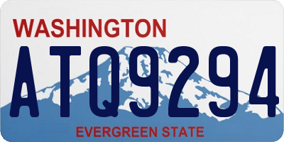 WA license plate ATQ9294