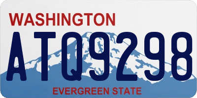 WA license plate ATQ9298