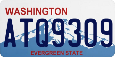 WA license plate ATQ9309