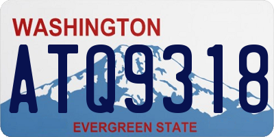 WA license plate ATQ9318
